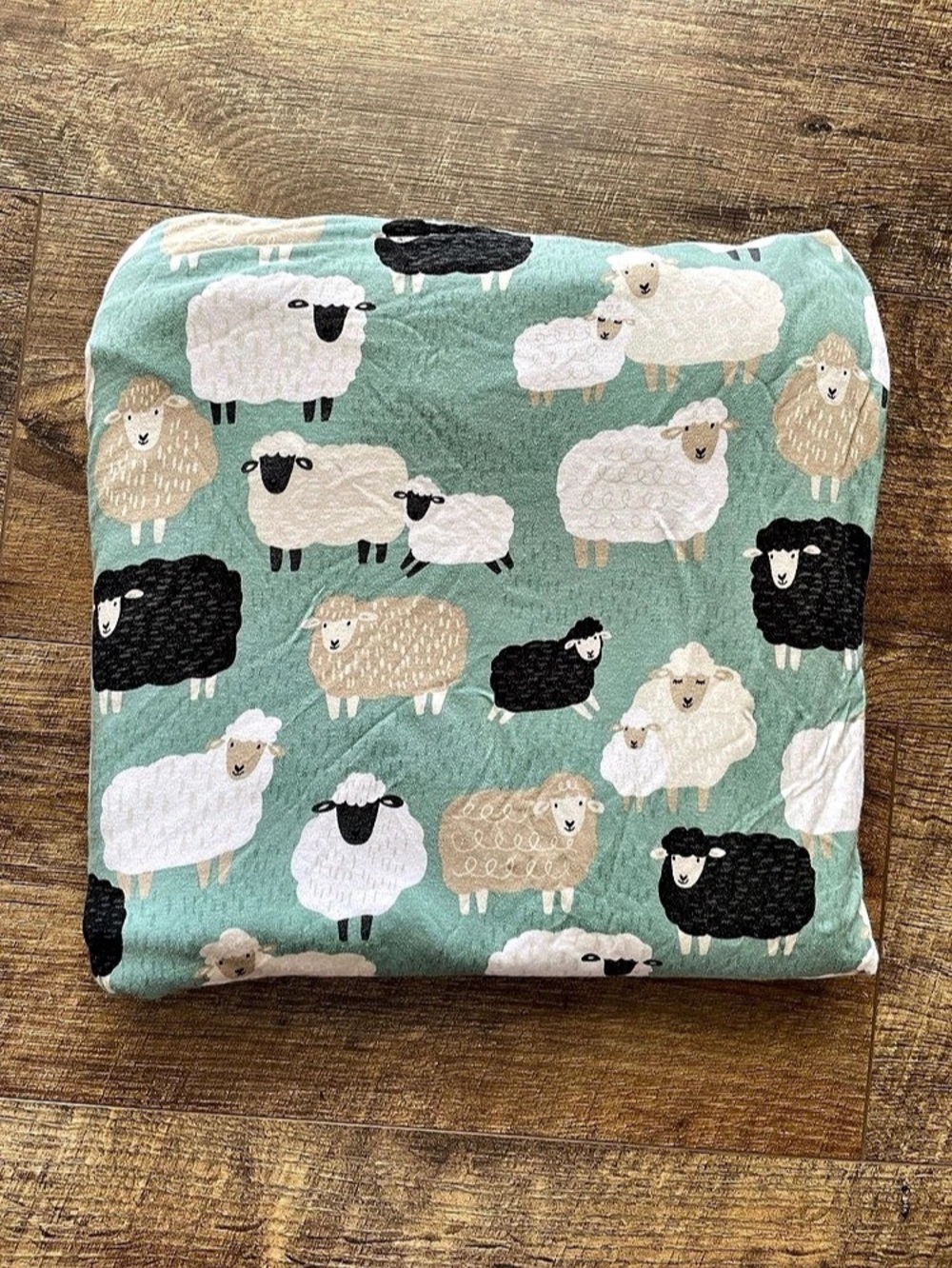 Little Sheepies Print Little Sleepies Large Cloud Blanket 50x50